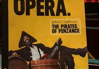 Seattle Opera poster for The Pirates of Penzance.